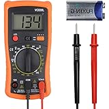 Digital Multimeter Pocket Clamp Multimeters Multi Tester Voltmeter Ammeter Ohmmeter AC/DC Ohm Volt Amp and Diode Voltage Elec