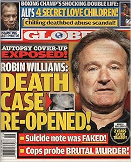 Globe Magazine June 27 2016 Robin Williams Death Case Re Opened Amazon Com Books