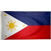 Annin Flagmakers Philippines Flag - 3 x 5 Feet (Model 196754) | USA-Made to Official United Nations Design Specifications