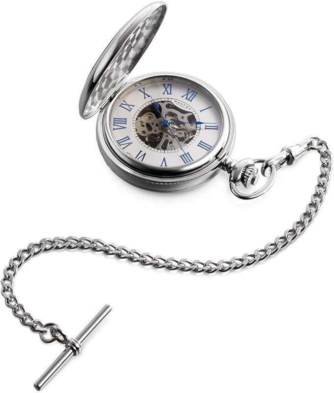 Dalvey Skeletal Half Hunter Pocket Watch Amazon.co.uk Lighting