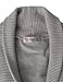 H2H Men's Classic Fleece Zip up Cardigan Collar Sweater Gray US S/Asia M (CMOCAL07)