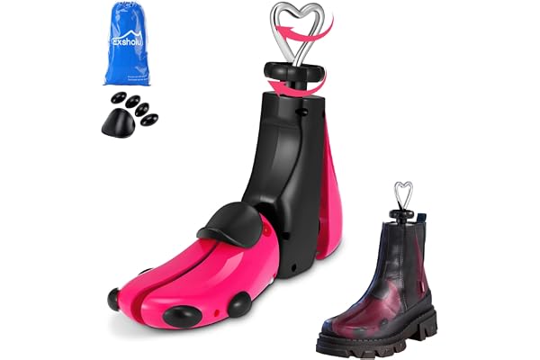 Exshoiu Shoe Stretcher Men, Women Leather Boot Stretcher for Wide Feets, Shoe Tree Adjustable Boot Widener Stretcher