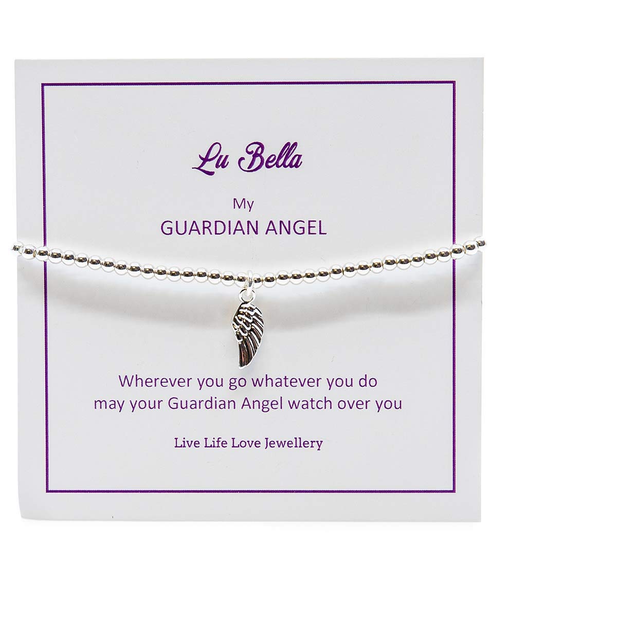 Lu Bella My Guardian Angel Bracelet with Gift Bag Amazon.co.uk