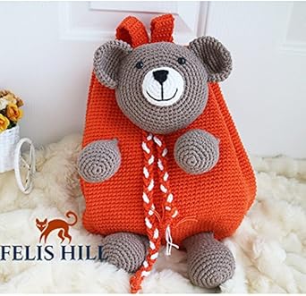crochet kids backpack