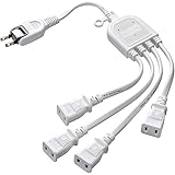 サンワサプライ ACアダプタ専用電源延長コード 2P 4分岐 TAP-EX4WN
