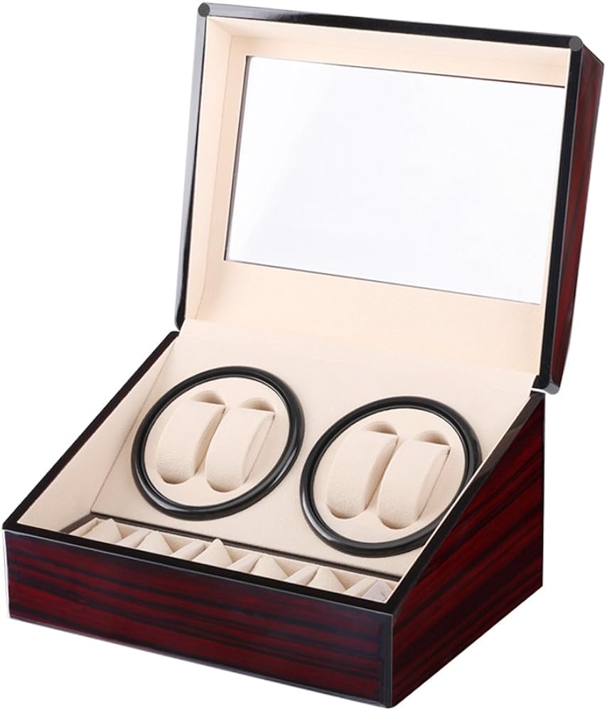 Automatic Watch Winder Box Watches Storage Display Winding Case BigaMart