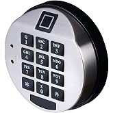 YOSEC Electronic Biometric Gun Safe with Stainless Steel Chrome Finish Keypad Lock