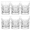 Libbey Hobstar Kristallen glazen voor whisky, water en sap; inhoud: 350 ml; set van 6 stuks