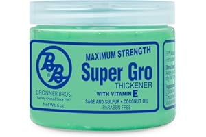 BRONNER BROS Bronner Brothers Super Gro Maximum Strength, 6 Ounce