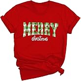 AMWIPE Couples Christmas Shirts Xmas Couples Tshirt Funny Holiday Christmas Couples Matching Outfit Sets