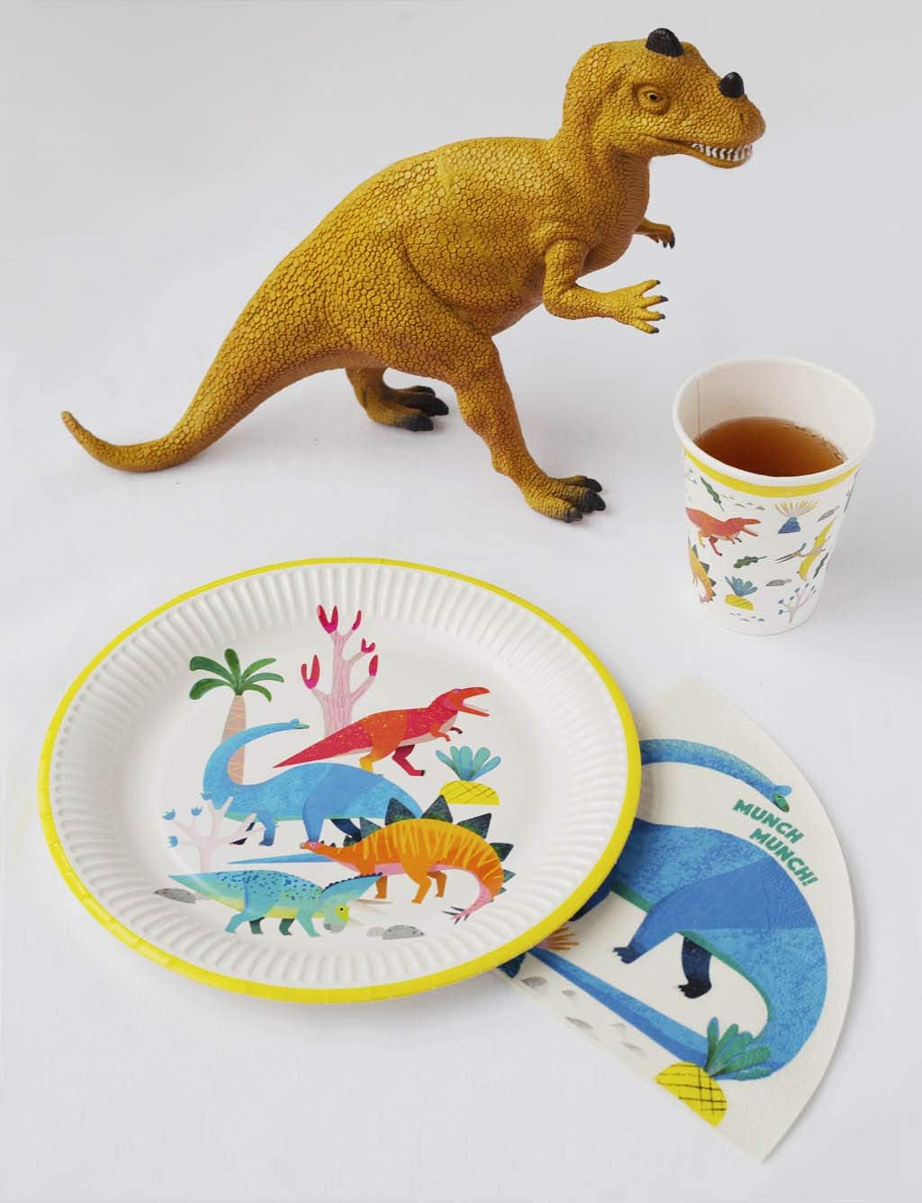 Talking Tables Pack of 8 (250ml/9oz) Dinosaur Cups, Dinocups, 8 Count (Pack of 1) - Image 5