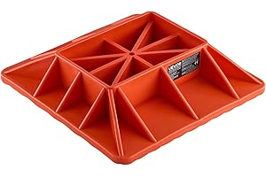 VEVOR High Lift Jack Base and Handle Keeper, 11.6" x 11.6" Off Road Jack Stand Base with 7000 Pound Capacity, Heavy-Duty Farm