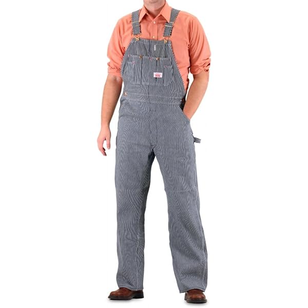 Amazon.com: Round House Men's Bib Overall with Zipper Fly Vintage
