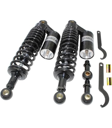 KS Amazon.com: Adjustable Black Performance CNC Shocks - Eye