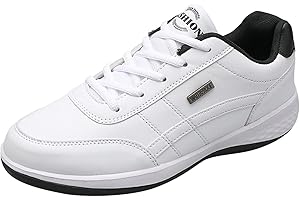 Men's Fashion Sneakers Low Top Tennis Comfortable Walking Shoe Orthopedic Lace Up Simple Casual Sneakers Non Slip Lightweight