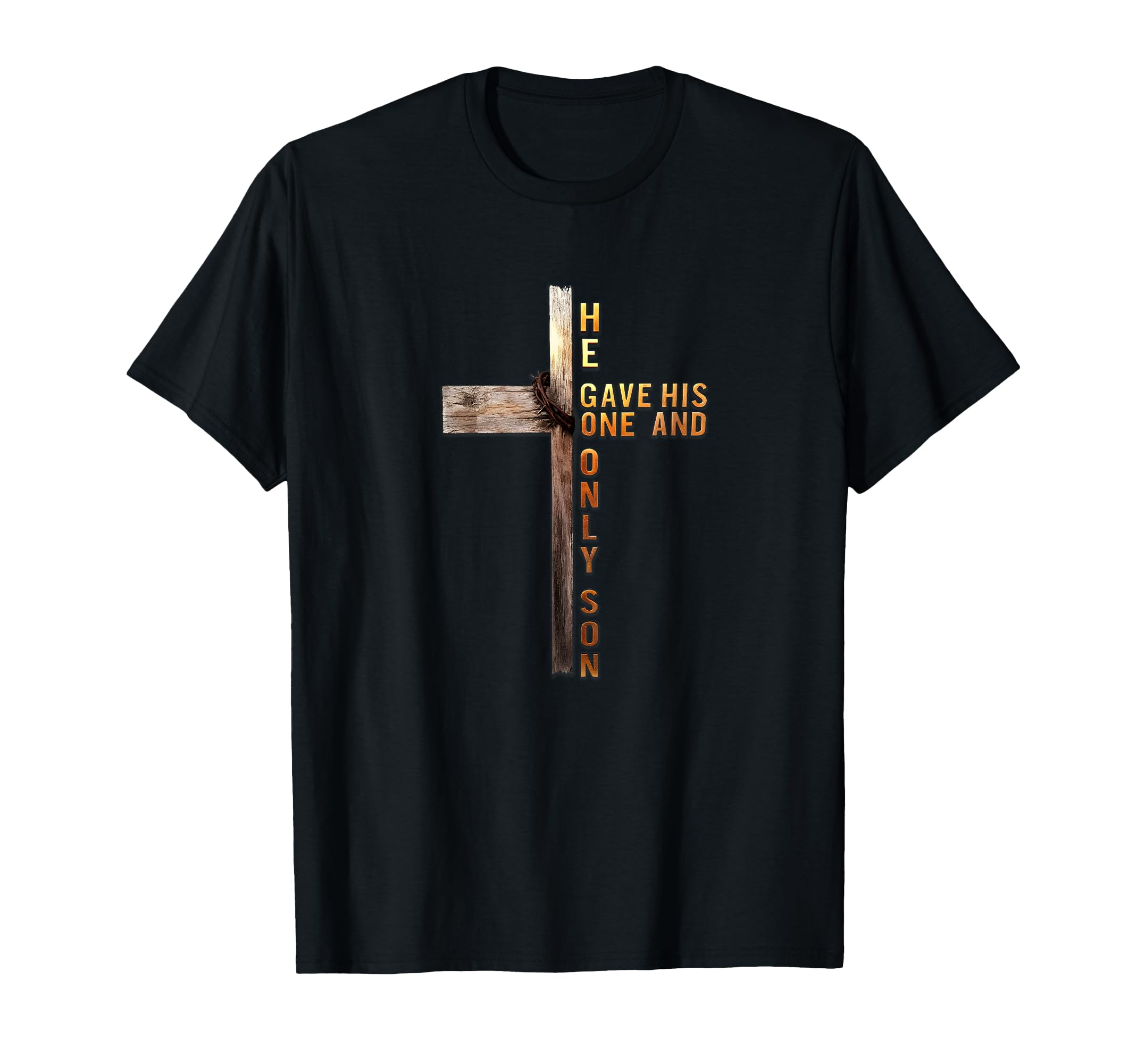 Photo 1 of  2 Christian Cross Bible John 3:16 Reflection 0L3Q48 T-Shirt L BLUE & GREY