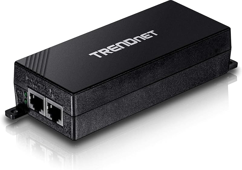 TRENDnet TPE-115GI Gigabit PoE+ Injector IEEE 802.3at 100m Network Power