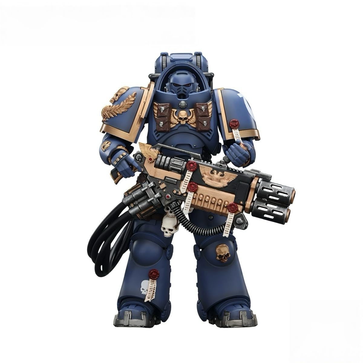 JOYTOY Warhammer 40K Ultramarines Heavy Artificer Armor with Relic Multi-Melta 1/18 Scale Action Figure 15+ Collectible Model for Holidays & Birthdays!