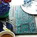 Artbisons Sets of 6 Place Mats Blue Abstract 16x12 Thickly Soft Luxury Handmade Table Mats