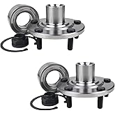Autoround Pair Front Wheel Bearing and Hub Assembly Compatible with Honda Accord 1998-2002, Acura TL 1999-2003, Acura CL 2001-2003 Non-ABS