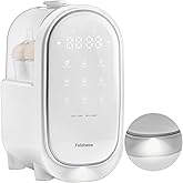 Felizbebe Bottle Warmer for Breastmilk, 11-in-1 Double Bottle Warmer Large Touchscreen with Night Light, Detachable for Easy Cleaning & Accurate Temperature Control, Timer, Milk Warmer for Baby