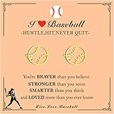 Sports Earrings for Women 18k Gold Plated Baseball Soccer Volleyball Basketball Stud Earrings Sports Jewelry