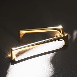 Shining Golden Cabinet Pull Modern Minimalist Style