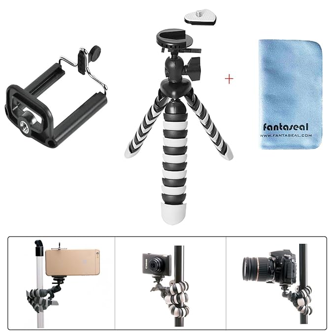 Fantaseal Dslr Camera Action Cam Mini Octopus Tripod 2 In 1