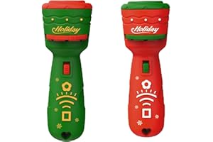 NAYSKU Christmas Flashlight Projector for Kids, Flashlight Christmas Projector Toys, Slide Flashlight Story Projection Torch with Christmas Patterns, Kids Early Learning Educational Interactive Toy Gift