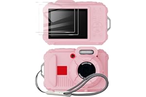 Tedubax Silicone Case for pixpro wpz2 Digital Camera with 2PCS Screen Protector and Lanyard - Pink