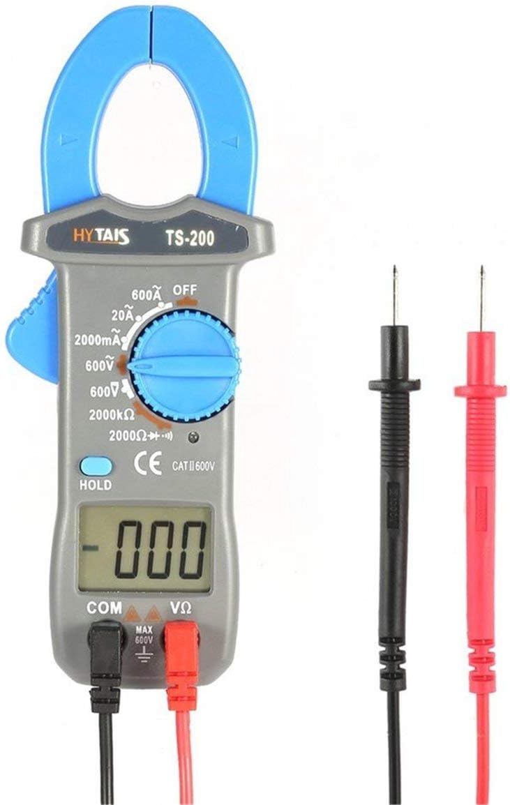 Lorenlli 600A 600V TS200 Digital Clamp Meter Voltage Current Resistance Test Clampmeter AC/DC Tester Voltmeter Multimeter