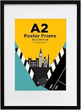 EGOFINE A2 Frame 100% Solid Wood with A3 Mat Black 42x59.4 cm