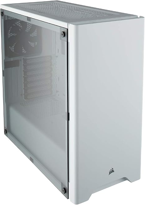 Corsair Carbide 275R - Caja de ordenador semitorre para juegos (ATX Mid-Tower ventana), blanco: Amazon.es: Informática
