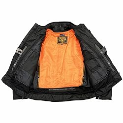 Milwaukee Leather MPM1735 Men's Black Textile