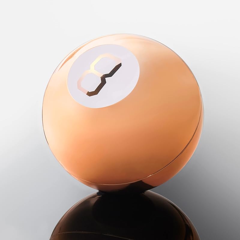 Global Gizmos 51329 Magic Eight Ball Rose Gold Kids Adults Family
