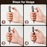 AUAUY Bolt Action Pen with Gift Case Retractable Aluminum Ballpoint Black view 5