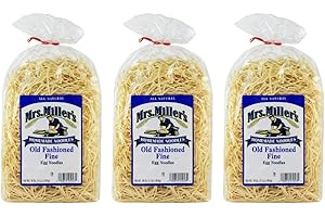 CPG.IO Mrs. Miller's Old Fashioned Egg Noodles, Fine 16 Ounce (Pack of 3)
