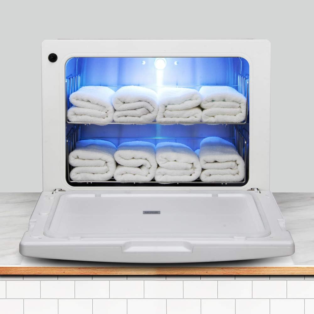 Towel Heating Cabinet 18UV Small Mini Heater Cup Feeding Bottle Place Beauty Salon Home use (Large): Home & Kitchen