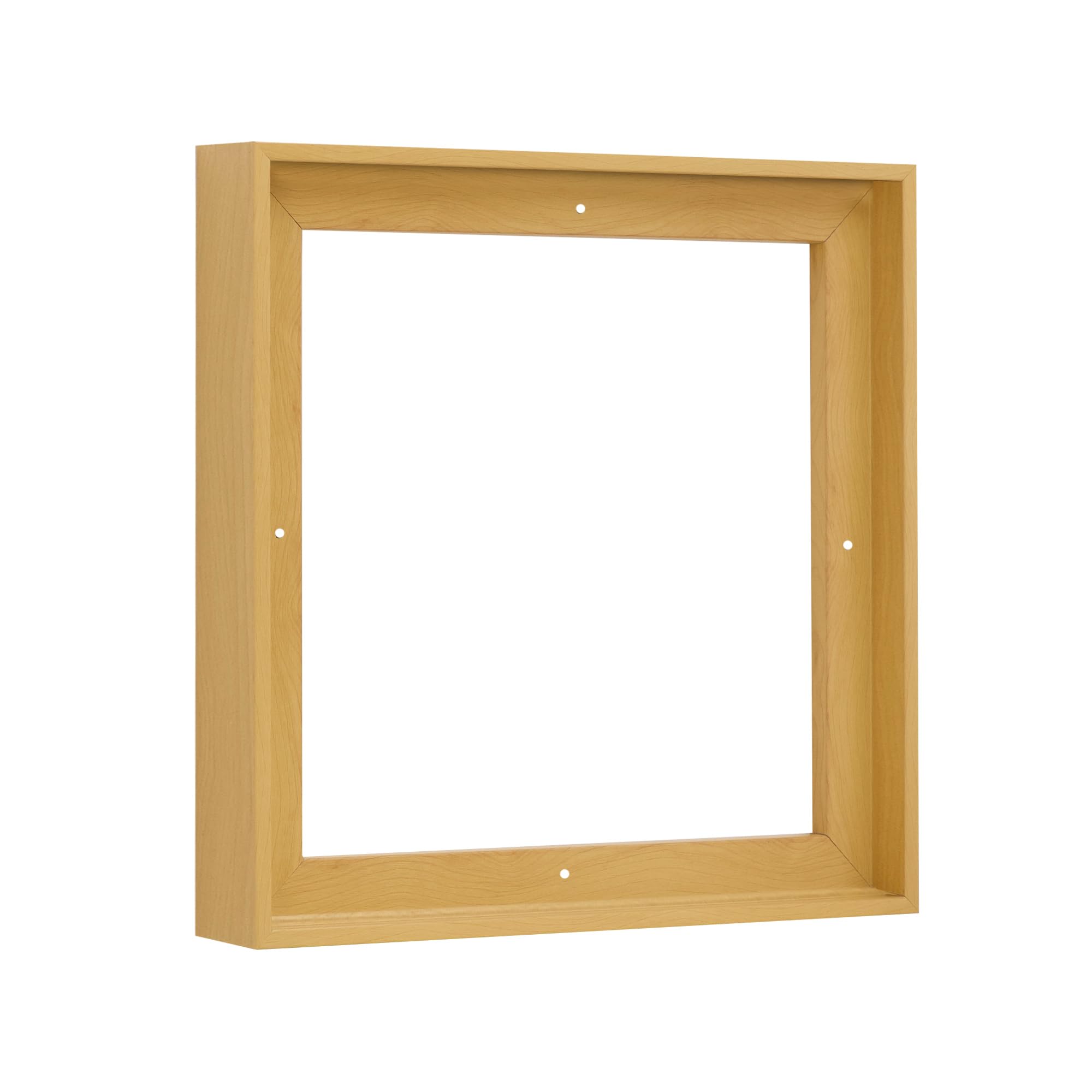 Photo 1 of Pixy Canvas Floater Frame 12x12 for 1-1/2 (1.5) inch Deep Canvas Paintings/Canvas Prints/Wood Canvas Panels/Wall Art/Wall Decor/Home Decor/Artwork (Light Maple, 12 x 12 inch, Square)