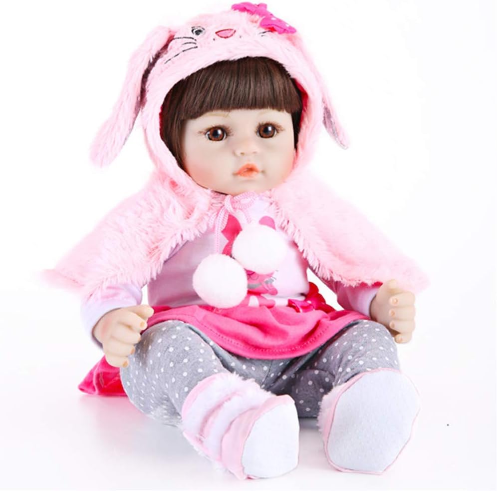 MNBVC Reborn Dolls, 19 Pulgadas Reborn Baby Doll Toy Silicona Vinilo La