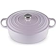 Le Creuset Enameled Cast Iron Signature Round Wide Dutch Oven, 6.75 qt., Shallot