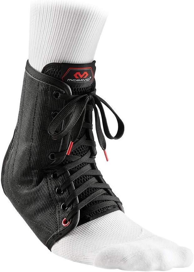Mcdavid Ankle Brace, Ankle Support, Lace up Ankle Brace, Ankle Support Brace for Ankle Sprains, Volleyball, Basketball, for Men & Women, Sold as Single Unit (1)