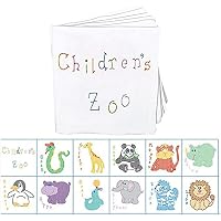Jack Dempsey Stamped Cloth Nursery Book Kit – ABC Design, 8x8 Inch, 12 Pages - View #2