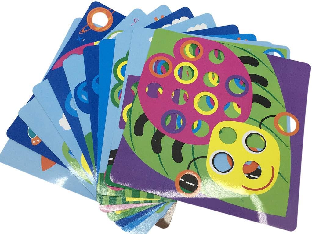 SOMESUN Special Little Toy For Adults and Kids QML 3D Puzzles Toys for Children Creative Mosaic Mushroom Nail Kit Buttons Art