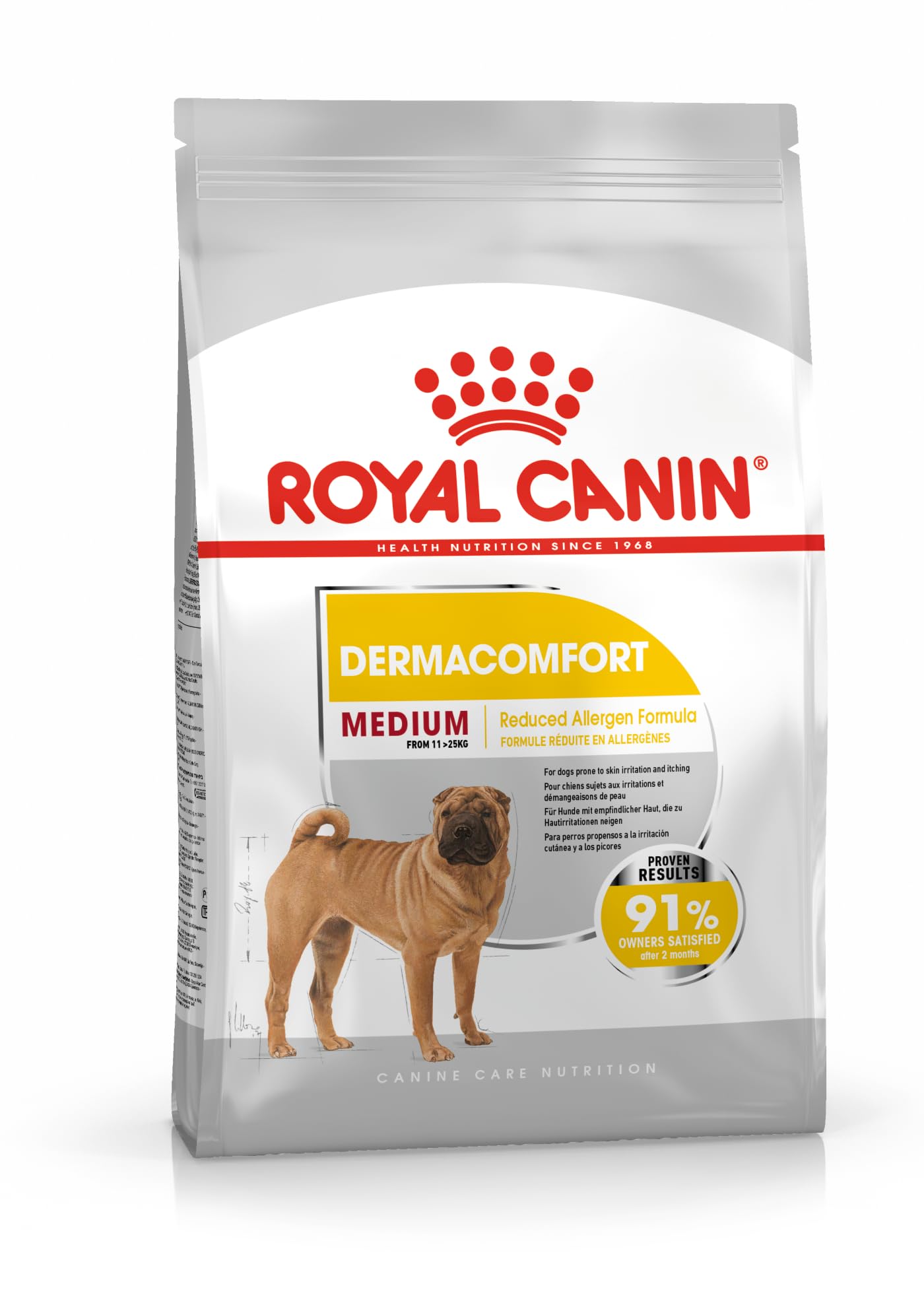 Royal Canin Dog Food Medium Dermacomfort Dry Mix 3kg