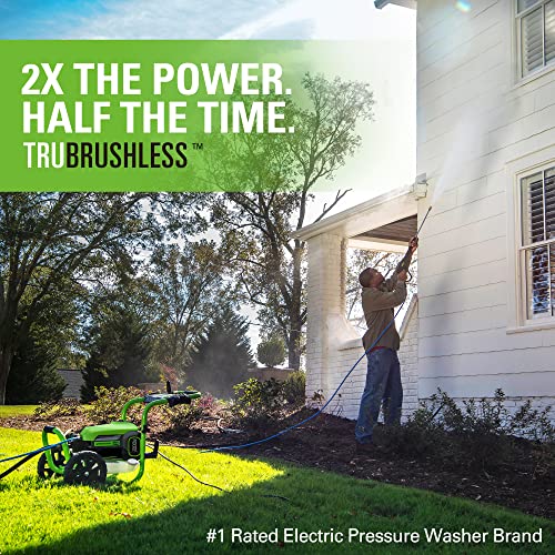 Greenworks 3000 PSI (1.1 GPM) TruBrushless Electric Pressure Washer