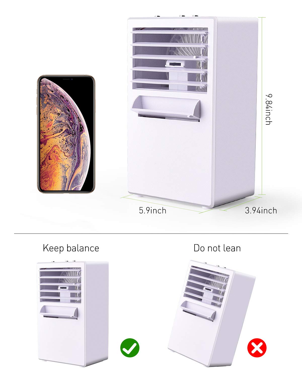 Cheap JoyGo Portable Air Conditioner Fan Mini Evaporative ...