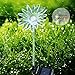 YUNLIGHTS 4pcs Solar Garden Lights Outdoor Garden Stake Lights Multi-color Changing LED Solar Lights with Purple LED Light Stake for Garden Patio Backyard Decoration (Lotus,Dandelion,Lily,Sunflower)