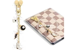Kaciola Charm Chains for Kindle, Cute E-reader Phone Charm Bracelets Accessories Gift for Reader Booklovers Women Men, Charms