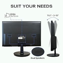 19 Inch PC Desktop Monitor 1440x900, Dual Built-in